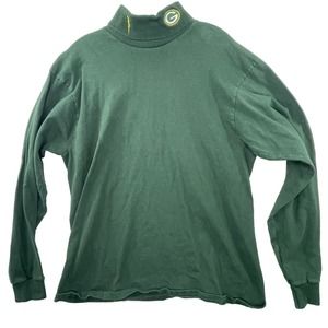 VTG 90s Green Bay Packers NFL‎ Pro Player Turtleneck Sweatshirt Mens Large